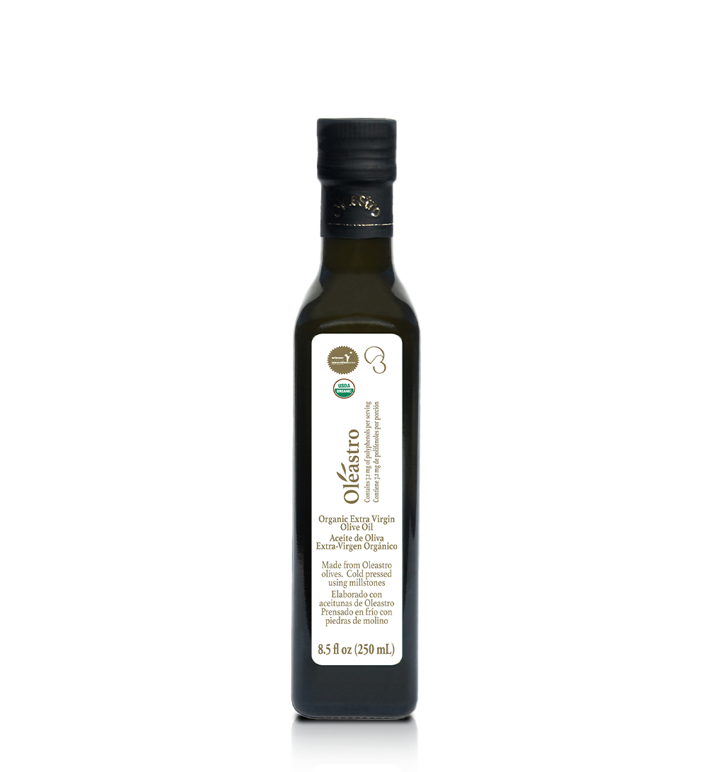 Highest polyphenol olive oil - 250ML Koroneiki Organic Olive Oil by Oleastro olive park (Cyprus)