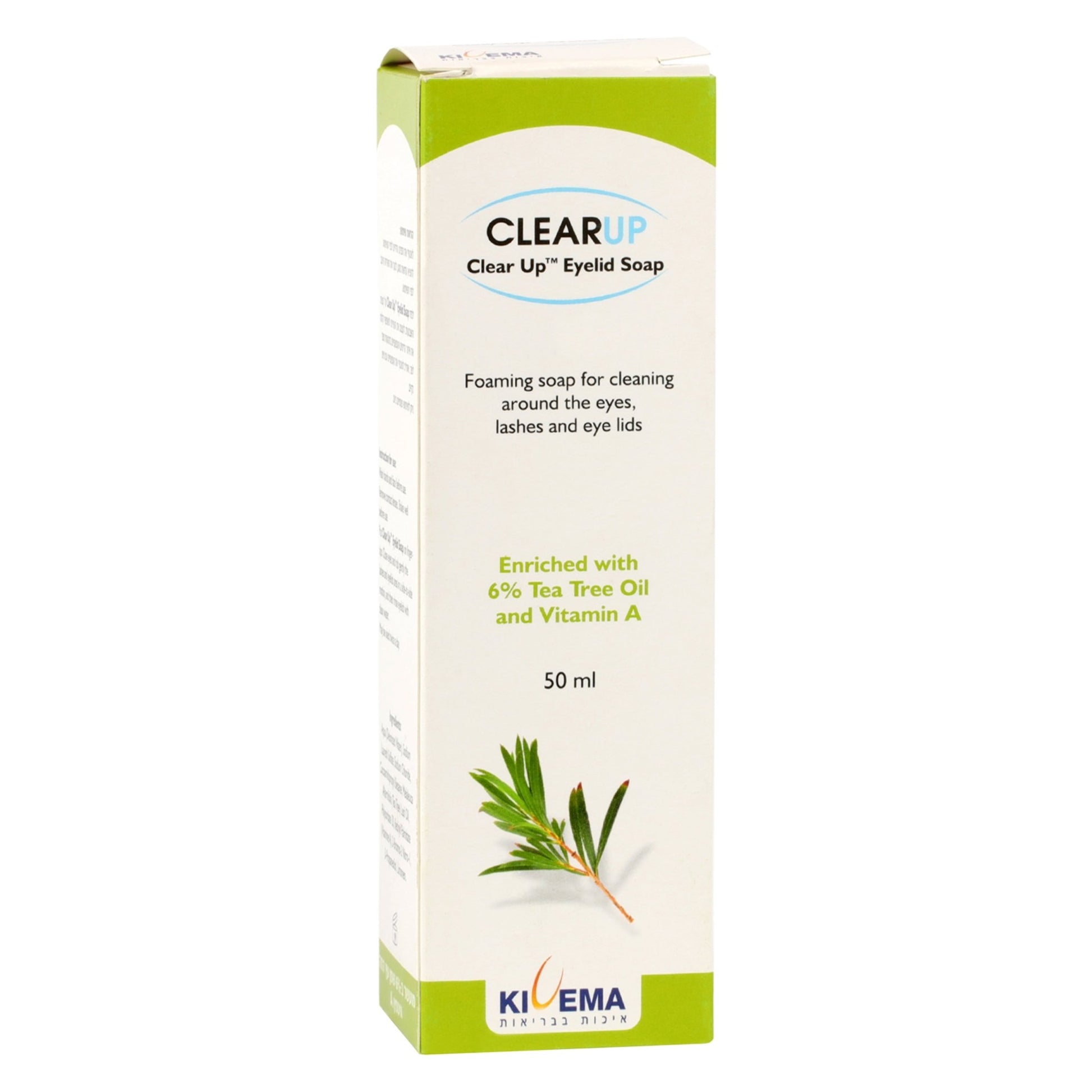 Eyelid Cleansing Foam with 6% Tea Tree Oil - KIVEMA